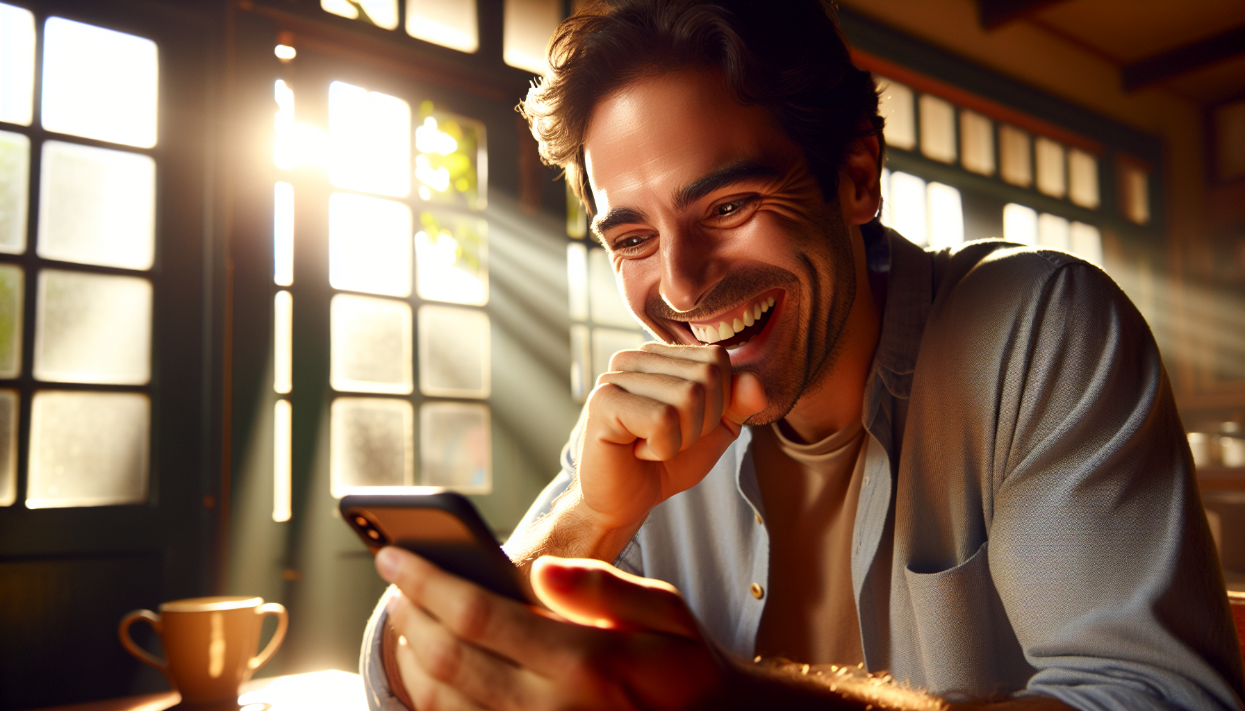 plongez dans un moment de pure émotion avec 'un instant de joie'. découvrez comment une simple connexion à votre téléphone peut déclencher des palpitations et des éclats de bonheur. un récit touchant qui célèbre les petites joies du quotidien.