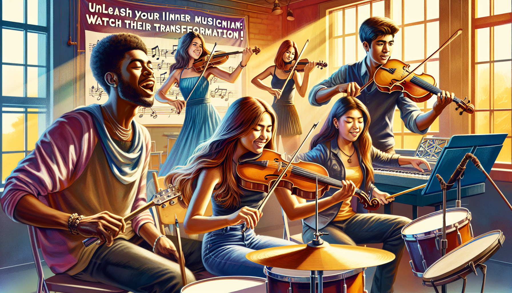 découvrez comment l'incroyable énergie de mes élèves musiciens les aide à retrouver confiance en eux. une aventure inspirante qui allie passion, créativité et épanouissement personnel à travers la musique.